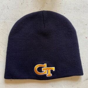 Kids Georgia Tech Navy Beanie
